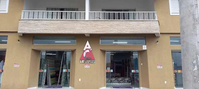 Fachada da loja Ac tecidos