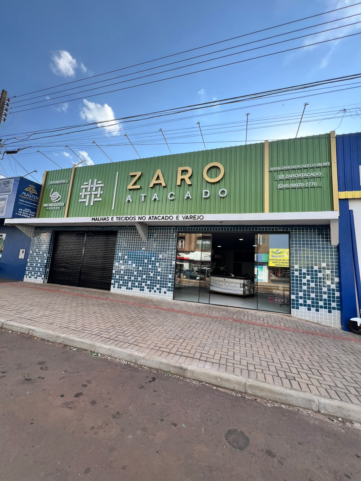 Fachada da loja Zaro Atacado